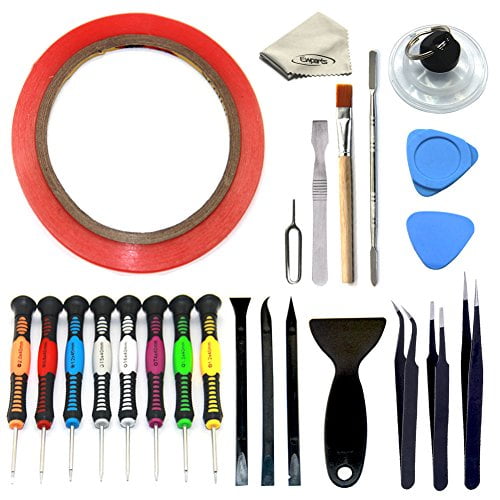 Samsung Ewparts 24 in 1 Uniersal Screwdriver Set Screen Removal Opening Repair Tool Kit for iPhone Motorola Sony LG iPad Tablets /& Other Devices